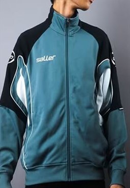 vintage grey saller  sport track jacket