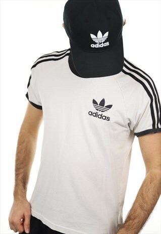 VINTAGE ADIDAS ORIGINALS EUROPA T SHIRT WHITE