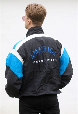 PERRY ELLIS VINTAGE USA TRACK JACKET