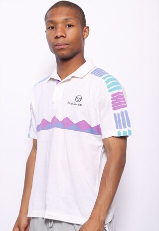 VINTAGE SERGIO TACCHINI LOGO T-SHIRT WHITE