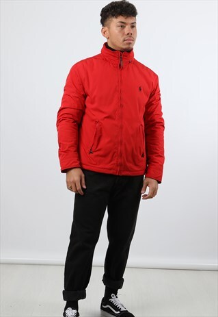 VINTAGE RALPH LAUREN FLEECE LINED JACKET