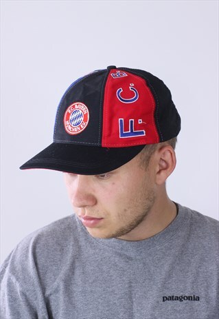 80S VINTAGE MENS ADIDAS BAYERN MUNCHEN MUNICH LOGO CAP