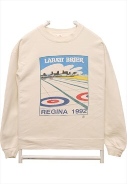 Vintage 90's Fruit of the Loom Sweatshirt 1992 Regina Labatt