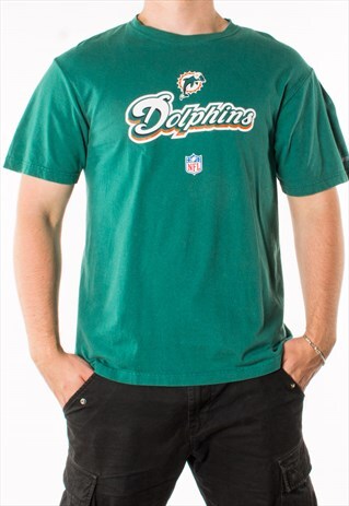VINTAGE GREEN MIAMI DOLPHINS NFL T-SHIRT