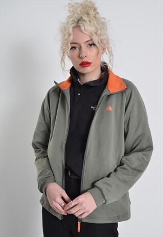 VINTAGE ADIDAS TRACK JACKET GREY