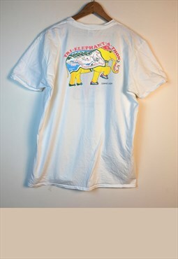 Tri elephant idaho a thon running ski Vintage Tshirt 2000s