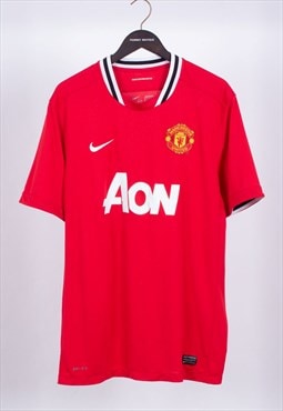 Vintage Nike Manchester United 11/12 Home Shirt