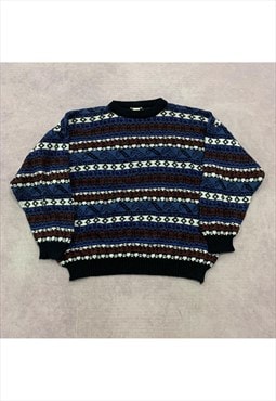 Vintage Knitted Jumper Women's XL