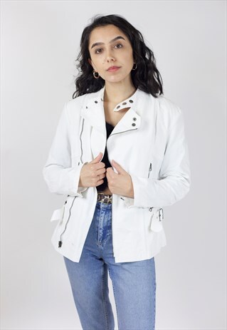 VINTAGE RALPH LAUREN WHITE JACKET