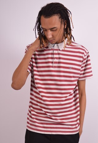 GANT MENS VINTAGE POLO SHIRT XXL MULTI STRIPES 90S