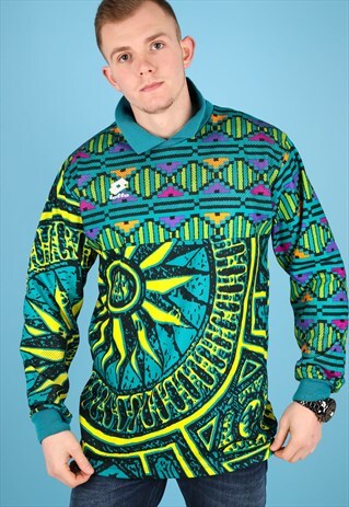 VINTAGE LOTTO T-SHIRT IN MULTI NT25