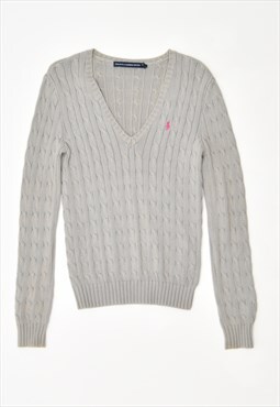 Vintage 90's Ralph Lauren Jumper Sweater Grey