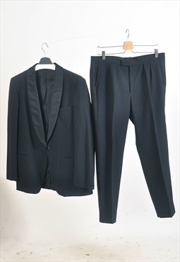 VINTAGE 90S full suit in black