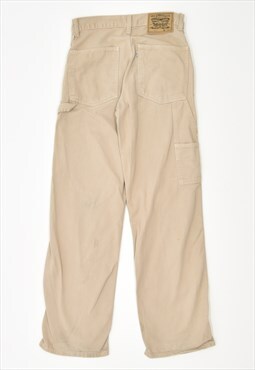 Vintage Levis 673 Casual Trousers Straight Beige