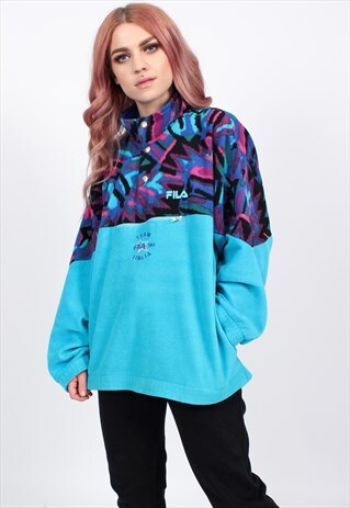 VINTAGE FILA 1/4 FLEECE ASM2259