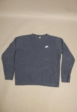 Vintage Nike Sweater in Blue with Logo