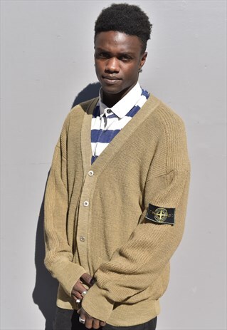 RARE VINTAGE 90S STONE ISLAND CARDIGAN