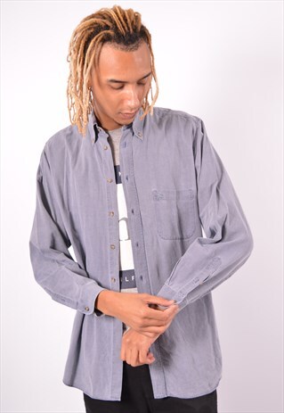 VINTAGE BURBERRY SHIRT BLUE