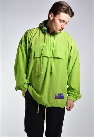 VINTAGE 90S GAP HAWAII HOODED PULLOVER WINDBREAKER