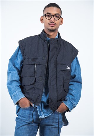 VINTAGE RETRO 90'S PUMA GILET / S2577