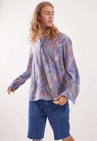 VINTAGE PATTERNED FESTIVAL LONG SLEEVE SHIRT