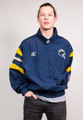 90'S VINTAGE SAN DIEGO CHARGERS NFL OFFICIAL JACKET COAT