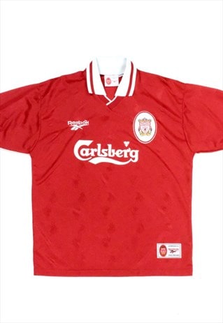 Liverpool 96/98 Home Shirt Carlsberg Vintage Football Jersey