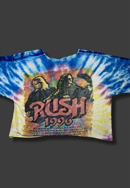 vintage tie dye rush music 1996 tour tshirt XL