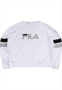 Vintage 90's fil Sweatshirt Spellout Heavyweight