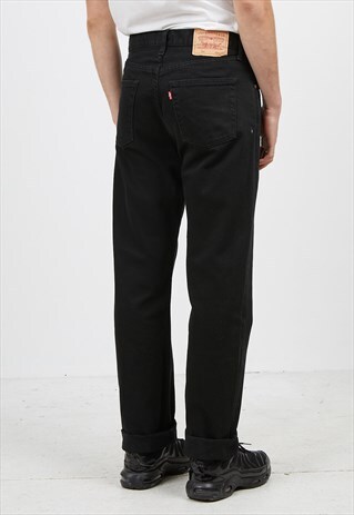 VINTAGE BLACK LEVI'S 751 FIT DENIM JEANS