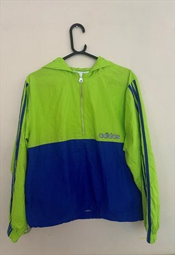 Vintage 90s Adidas Shell Jacket/ Windbreaker. Festival