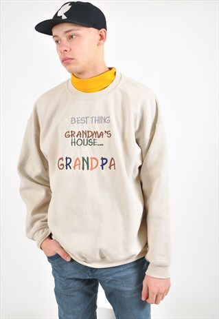 VINTAGE SWEATSHIRT IN BEIGE