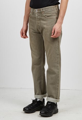 VINTAGE BROWN LEVI'S 501 FIT DENIM JEANS