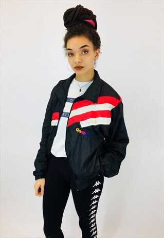 VINTAGE REEBOK FESTIVAL 80S RAVE WINDBREAKER JACKET