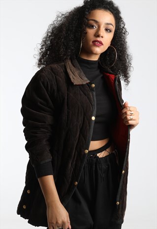 90S TOMMY HILFIGER QUILTED CORDUROY JACKET