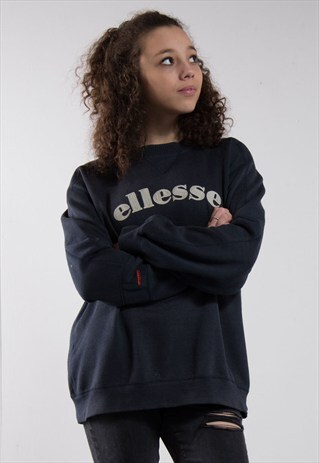 90'S DARK BLUE ELLESSE SWEATSHIRT