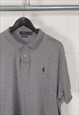 Vintage Polo Ralph Lauren Polo Shirt in Grey XXL