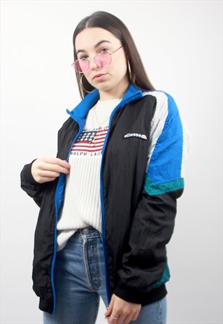 90'S RETRO MULTI-COLOURED RAVE TRACK JACKET