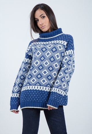 VINTAGE 80S CLASSIC KNITWEAR JUMPER / S0476