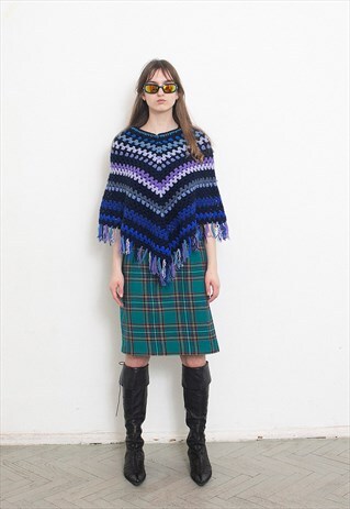 VINTAGE 90S CROCHET PONCHO