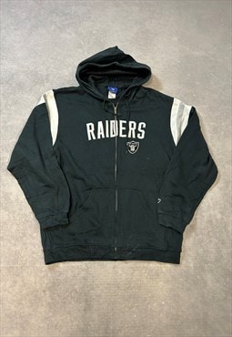 Reebok NFL Hoodie Las Vegas Raiders Zip Up Sweatshirt