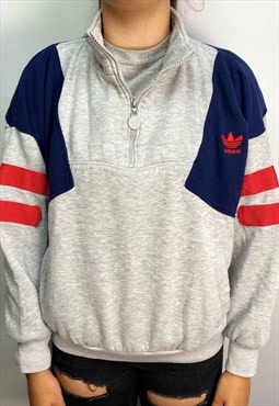 Vintage Adidas Originals 1/4 zip sweatshirt (UK8)