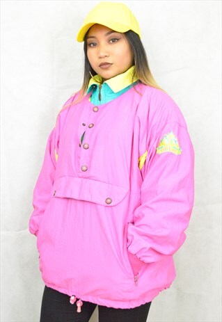 MINT CONDITION CRAZY PADDED SKI JACKET/WINDBREAKER (1990'S)