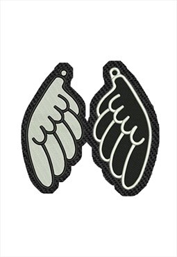 Embroidered Wings Design iron on patch / sew on patches