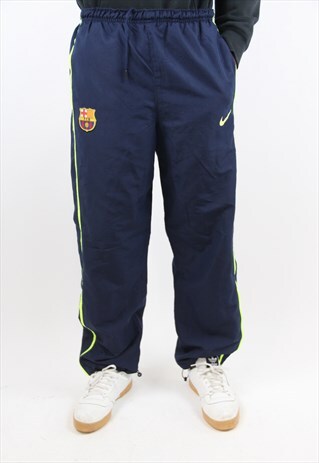 VINTAGE NIKE FC BARCELONA TRACKSUIT BOTTOMS