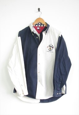Tommy HIlfiger 90s Back Spellout Over Shirt L