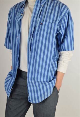 VINTAGE TOMMY HILIGER SHIRT SIZE L (3186)