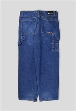 Vintage 90s Embroidered Hip-Hop Skate Baggy Denim Jeans