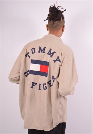 VINTAGE TOMMY HILFIGER SHIRT BEIGE