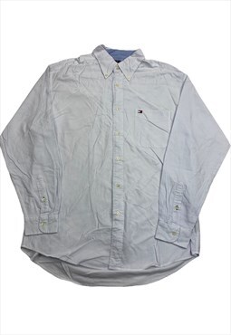Men tommy hilfiger shirt white size L